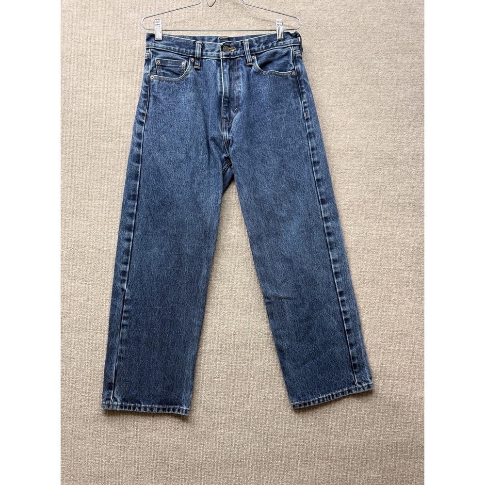 Levis Jeans 30x30 (28x26) Blue Denim Regular Fit Straight Leg Medium Wash Strong